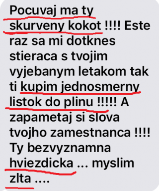 Gaj, SMS, starosta, fašista, vulgárny, starosta Gaj, židia, žid, antisemitista